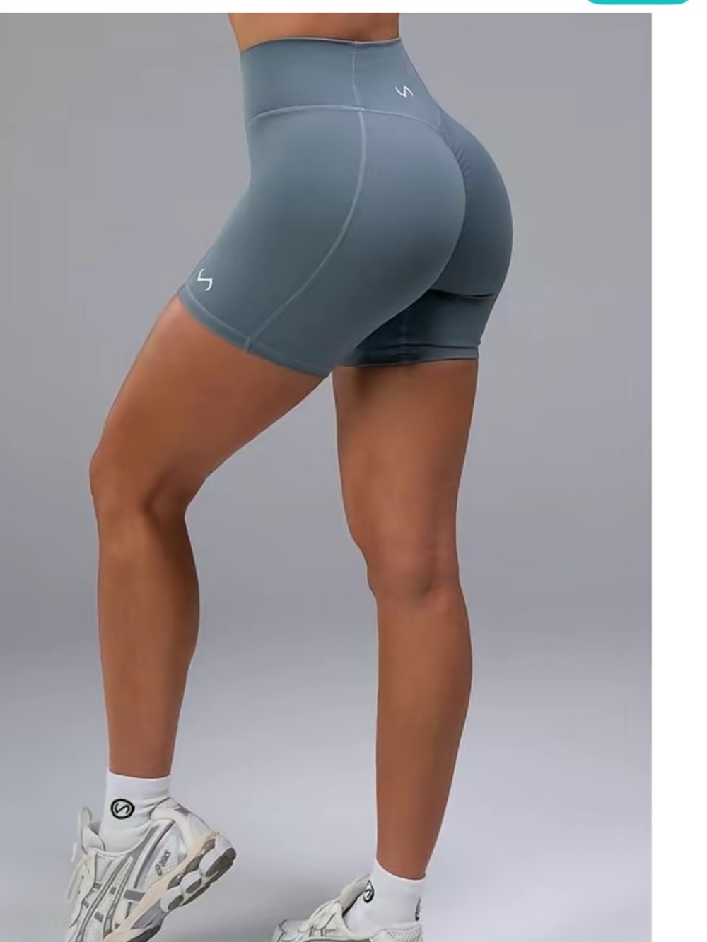 TLF Scrunch Tempo Shorts NWT stormy weather